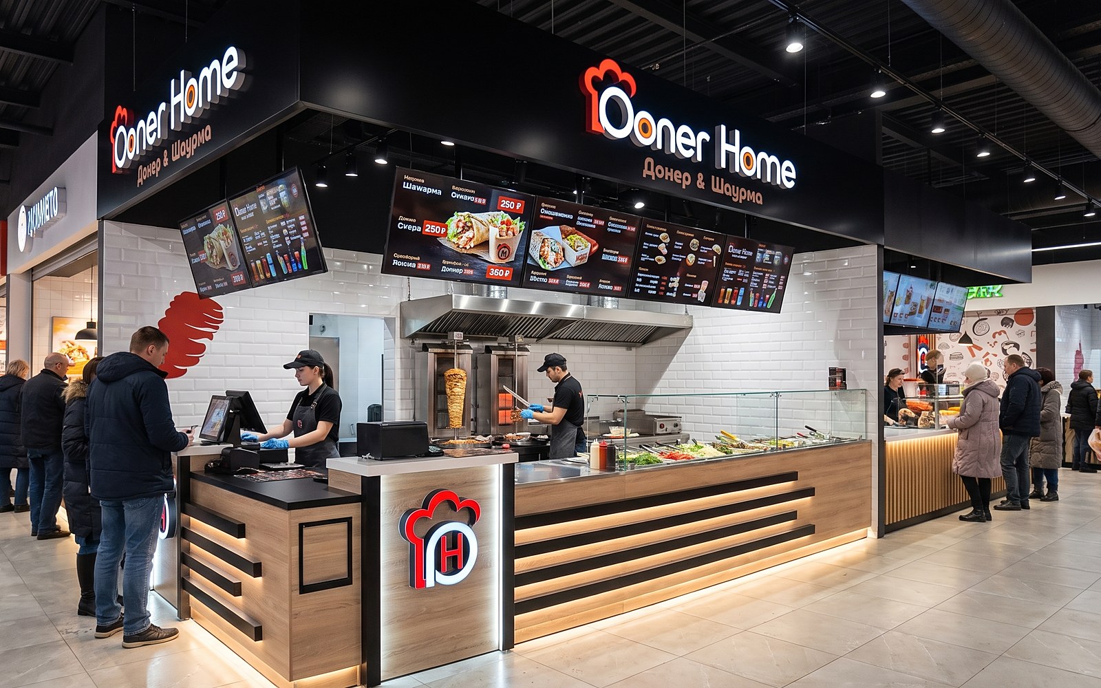 Модуль Doner Home на фудкорте